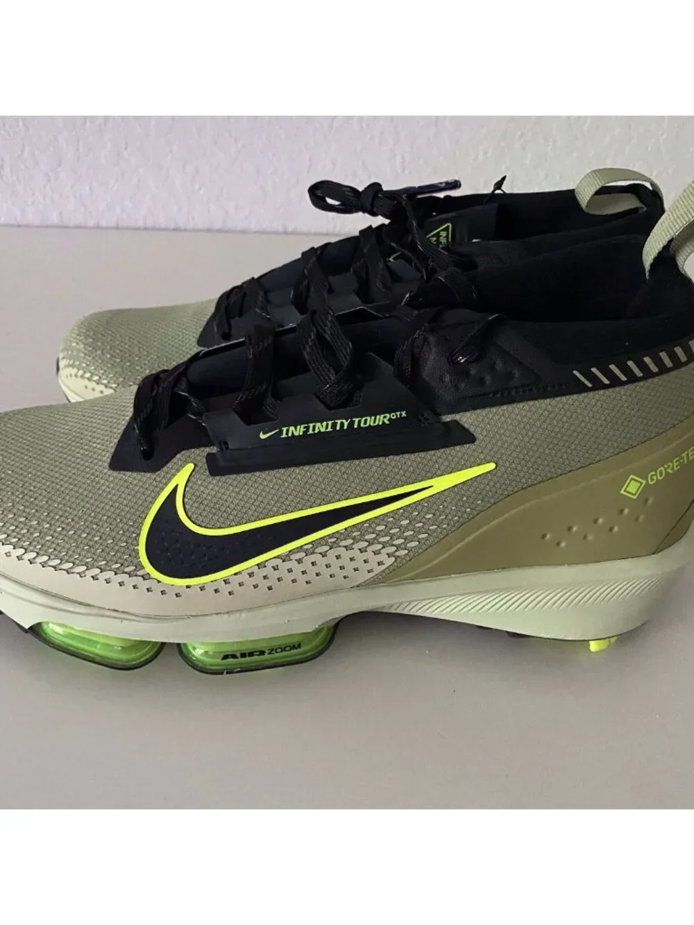 Nike Air Zoom Infinity Tour 2 Gore-Tex Olive Golf Shoes FV4897-300 Men’s Sz 11